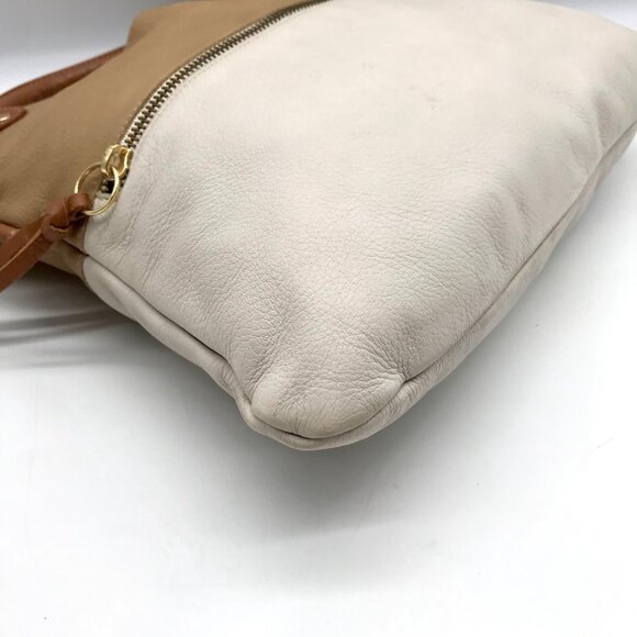 Pietro Alessandro Tan and Beige Leather Shoulder Bag - Picture 6 of 10